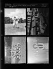 Football photos; Parade; Group photos (4 Negatives) undated, 1954 [Sleeve 79, Folder a, Box 6]